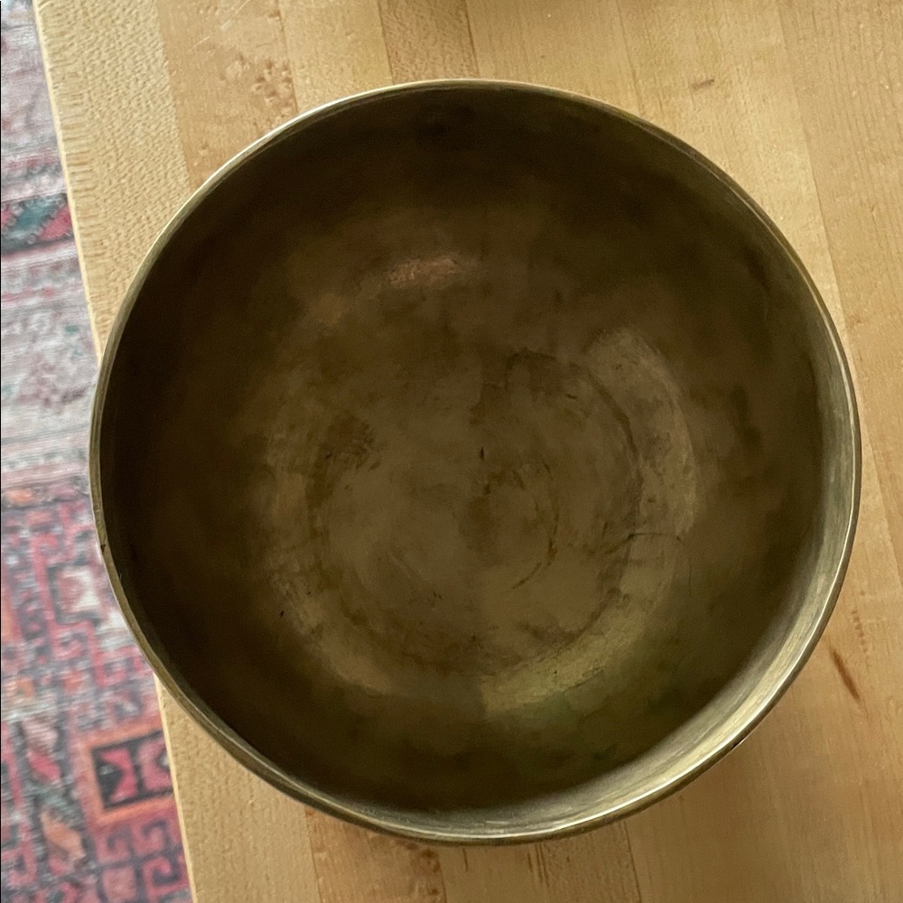Brass singing bowl - Picture 2 of 5